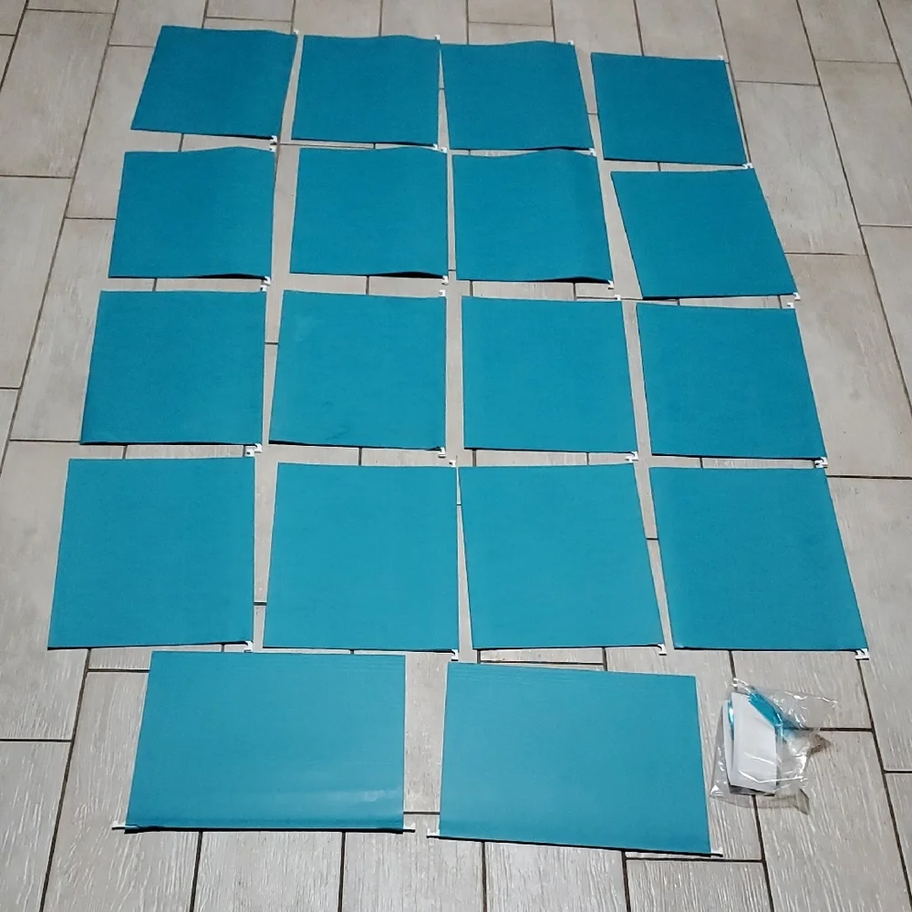 Smeade Blue Hanging Folders - Set of 18, Letter Size